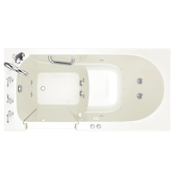 Gelcoat Value Series 60x30-Inch Walk-In Bathtub with Combination Whirlpool and Air Spa System - Left Hand Door and Drain by American Standard - view 6