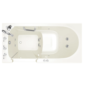 Gelcoat Value Series 60x30-Inch Walk-In Bathtub with Combination Whirlpool and Air Spa System - Left Hand Door and Drain by American Standard - view 5