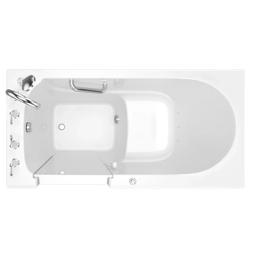 Gelcoat Value Series 30x60 Inch Walk-In Bathtub with Air Spa System - Left Hand Door and Drain by American Standard - view 7