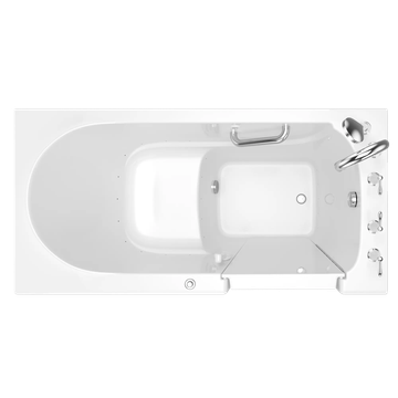 Gelcoat Value Series 30x60 Inch Walk-In Bathtub with Air Spa System - Right Hand Door and Drain by American Standard - view 6