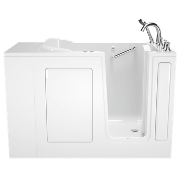 Gelcoat Value Series 28x48-Inch Walk-in Bathtub with Combination Air Spa and Whirlpool System Right Hand Door and Drain by American Standard - view 2