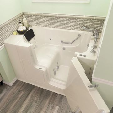 Gelcoat Premium Series 30 x 52 -Inch Walk-in Tub With Whirlpool System - Right-Hand Drain With Faucet by American Standard - view 6