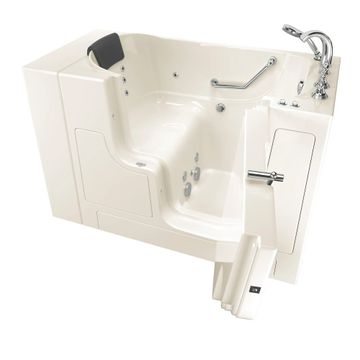 Gelcoat Premium Series 30 x 52 -Inch Walk-in Tub With Whirlpool System - Right-Hand Drain With Faucet by American Standard - view 2