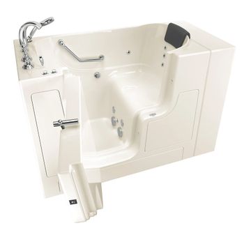Gelcoat Premium Series 30 x 52 -Inch Walk-in Tub With Whirlpool System - Left-Hand Drain With Faucet by American Standard - view 4