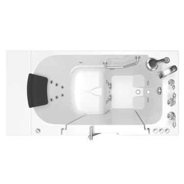 Gelcoat Premium Series 30 x 52 -Inch Walk-in Tub With Combination Air Spa and Whirlpool Systems - Right-Hand Drain With Faucet by American Standard - view 3