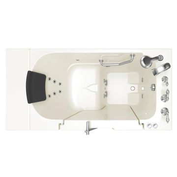 Gelcoat Premium Series 30 x 52 -Inch Walk-in Tub With Whirlpool System - Right-Hand Drain With Faucet by American Standard - view 3