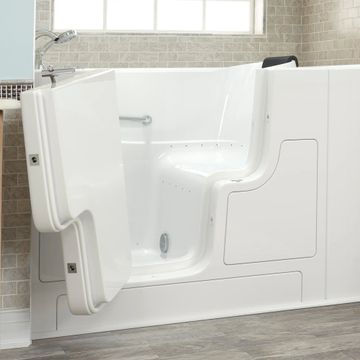 Gelcoat Premium Series 30 x 52 -Inch Walk-in Tub With Air Spa System - Left-Hand Drain With Faucet by American Standard - view 5
