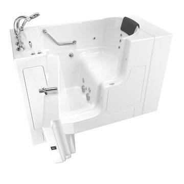 Gelcoat Premium Series 30 x 52 -Inch Walk-in Tub With Whirlpool System - Left-Hand Drain With Faucet by American Standard - view 8