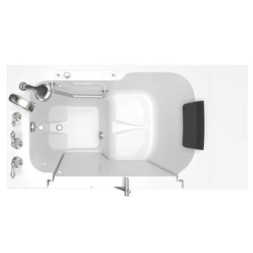 Gelcoat Premium Series 32 x 52 -Inch Walk-in Tub With Soaker System - Left-Hand Drain With Faucet by American Standard - view 8