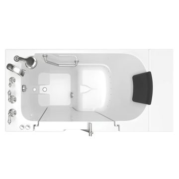 Gelcoat Premium Series 30 x 52 -Inch Walk-in Tub With Air Spa System - Left-Hand Drain With Faucet by American Standard - view 4