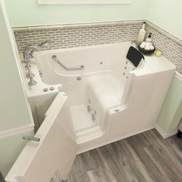 Gelcoat Premium Series 30 x 52 -Inch Walk-in Tub With Whirlpool System - Left-Hand Drain With Faucet by American Standard - view 6