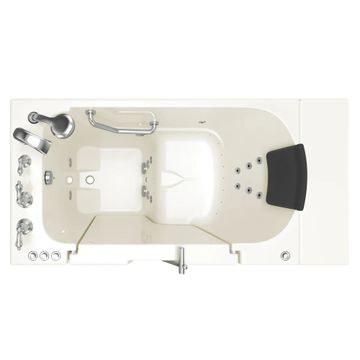 Gelcoat Premium Series 30 x 52 -Inch Walk-in Tub With Combination Air Spa and Whirlpool Systems - Left-Hand Drain With Faucet by American Standard - view 8