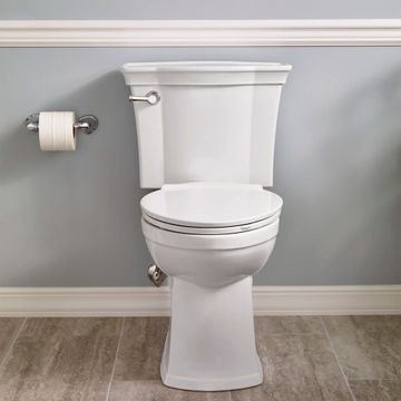 Estate VorMax Plus Two-Piece 1.28 gpf/4.8 Lpf Chair Height Elongated Toilet With Seat by American Standard - view 4