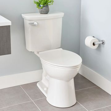 VorMax Two-Piece 1.0 gpf/3.8 Lpf Chair Height Elongated Toilet Less Seat by American Standard - view 9