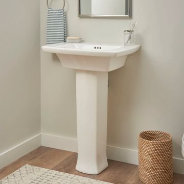 Edgemere Center Hole Only Pedestal Sink Top and Leg Combination by American Standard - view 4