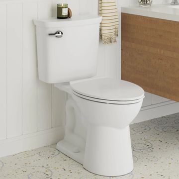VorMax Two-Piece 1.28 gpf/4.8 Lpf Chair Height Elongated Toilet Less Seat by American Standard - view 5