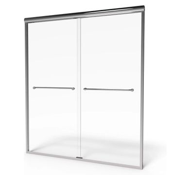 Euro 65-1/2-Inch Height Semi-Frameless Sliding Shower Door by American Standard - view 9
