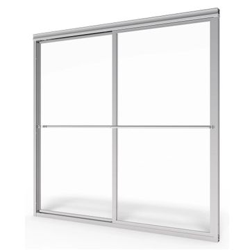 Prestige 48 x 71-1/2-Inch Height Framed Sliding Shower Door with Clear Glass by American Standard - view 9