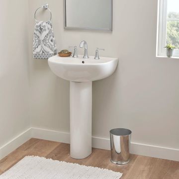 Reliant 22 in. Pedestal Sink Top Only, 8 in. Widespread Holes by American Standard - view 5