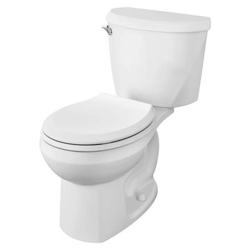Reliant Two-Piece 1.28 gpf/4.8 Lpf Standard Height Round Front Toilet with Seat by American Standard - view 3