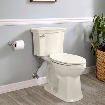 Estate VorMax Two-Piece 1.28 gpf/4.8 Lpf Chair Height Elongated Toilet Less Seat by American Standard - view 8