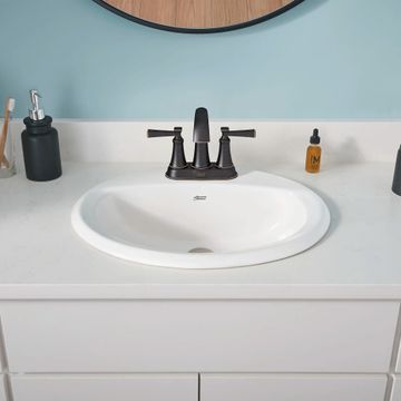 Reliant Oval Drop-In Bathroom Sink, 4 in. Centerset Holes by American Standard - view 7