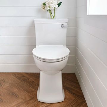 Townsend VorMax One-Piece 1.28 gpf/4.8 Lpf Chair Height Right-Hand Trip Lever Elongated Toilet With Seat by American Standard - view 8