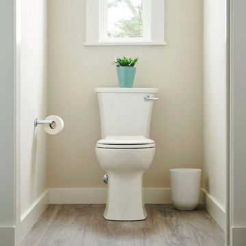 Edgemere Two-Piece 1.28 gpf/4.8 Lpf Chair-Height Round-Front Right-Hand Trip Lever Toilet Less Seat by American Standard - view 5