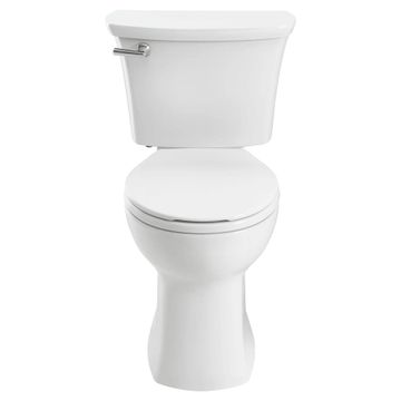 Edgemere Two-Piece 1.28 gpf/4.8 Lpf Chair-Height Round-Front Toilet Less Seat by American Standard - view 2