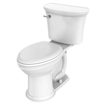 Heritage VorMax Two-Piece 1.28 gpf/4.8 Lpf Chair Height Elongated Toilet Less Seat by American Standard - view 4