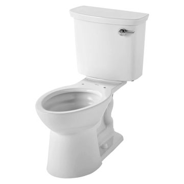 VorMax Two-Piece 1.0 gpf/3.8 Lpf Chair Height Right-Hand Trip Lever Elongated Toilet Less Seat by American Standard - view 5