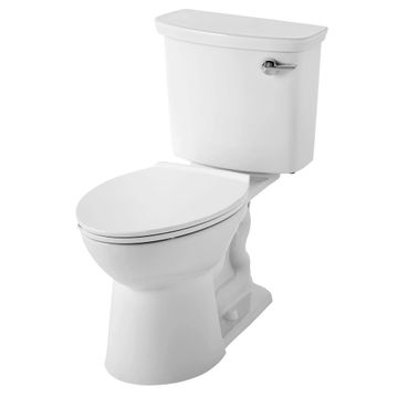 VorMax Two-Piece 1.0 gpf/3.8 Lpf Chair Height Right-Hand Trip Lever Elongated Toilet Less Seat by American Standard - view 3