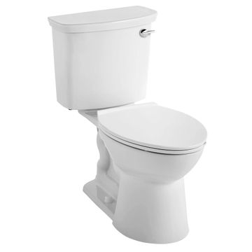 VorMax Two-Piece 1.0 gpf/3.8 Lpf Chair Height Right-Hand Trip Lever Elongated Toilet Less Seat by American Standard - view 4