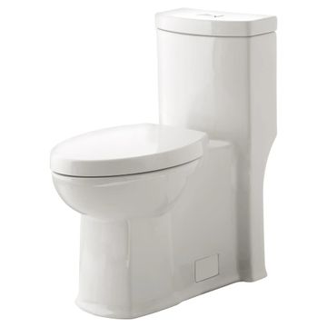 Boulevard One-Piece Dual Flush 1.6 gpf/6.0 Lpf and 1.1 gpf/4.2 Lpf Chair Height Elongated Toilet With Seat by American Standard - view 6