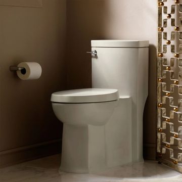 Boulevard One-Piece 1.28 gpf/4.8 Lpf Chair Height Elongated Toilet With Seat by American Standard - view 8