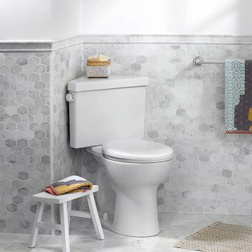 Triangle Cadet PRO Two-Piece 1.28 gpf/4.8 Lpf Chair Height Elongated Toilet by American Standard - view 3