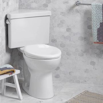 Triangle Cadet PRO Two-Piece 1.28 gpf/4.8 Lpf Chair Height Elongated Toilet by American Standard - view 4