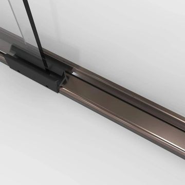 Euro 60 x 57-Inch Height Semi-Frameless Sliding Tub Door with Clear Glass by American Standard - view 9