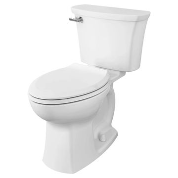 Edgemere Two-Piece 1.28 gpf/4.8 Lpf Chair Height Elongated 10-Inch Rough Toilet with Seat by American Standard - view 3