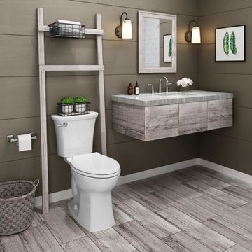 Edgemere 1.28 GPF 16-1/2-in. Elongated-Front HET Toilet with Seat for Trade by American Standard - view 3