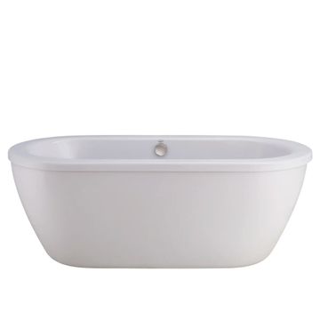 Cadet 66 x 32-Inch Freestanding Bathtub With Drain Brushed Nickel Finish by American Standard - view 6