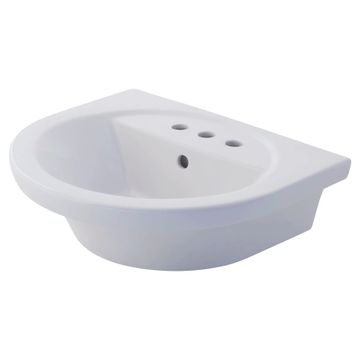 Tropic Petite 8-Inch Widespread Pedestal Sink Top by American Standard - view 2