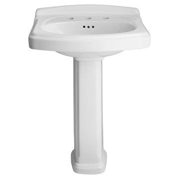 Portsmouth 8-Inch Widespread Pedestal Sink Top and Leg Combination by American Standard - view 2