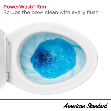 Reliant Two-Piece 1.28 gpf/4.8 Lpf Standard Height Round Front Toilet with Seat by American Standard - view 9