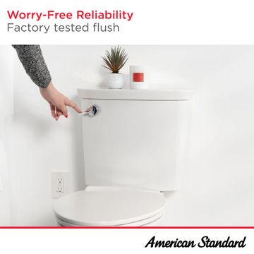 Reliant Two-Piece Chair Height Elongated Toilet with Seat by American Standard - view 6
