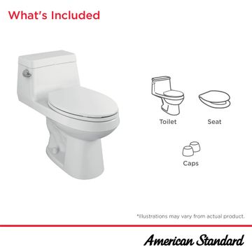 Mainstream One-Piece Chair Height Elongated Toilet by American Standard - view 9