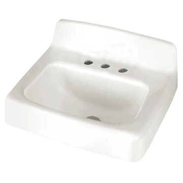 Regalyn Cast Iron Wall-Hung Sink With 4-Inch Centerset by American Standard - view 3