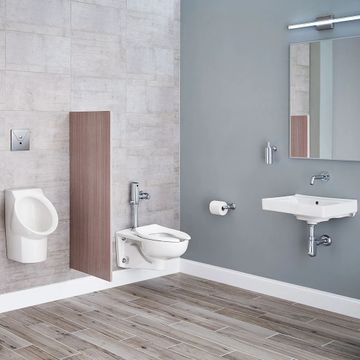 Commercial Heavy Duty Open Front Elongated Toilet Seat with EverClean Surface and Self-sustaining Hinges by American Standard - view 8