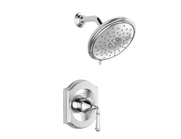 Portsmouth 1.8 GPM Shower Trim Kit with Water-Saving Showerhead and Double Ceramic Pressure Balance Cartridge with Lever Handle by American Standard - view 3
