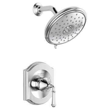 Portsmouth 1.8 GPM Shower Trim Kit with Water-Saving Showerhead and Double Ceramic Pressure Balance Cartridge with Lever Handle by American Standard - view 4
